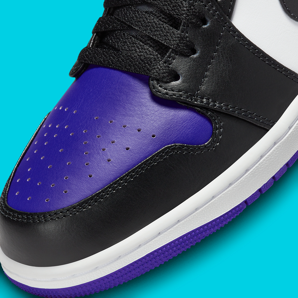 Air Jordan 1 Low Black Purple Teal 553558 154 3