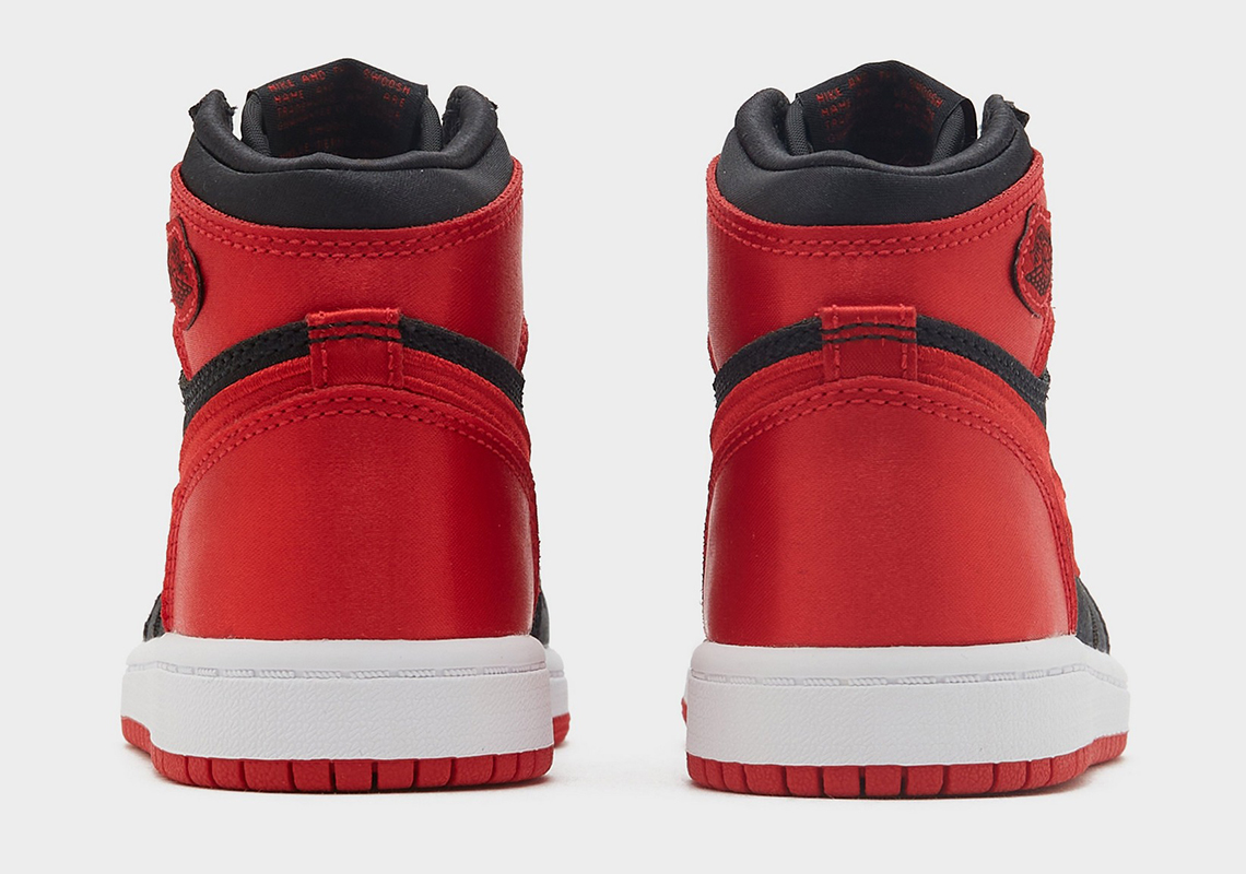 Air Jordan 1 Satin Bred Little Kids Preschool Fd5304 061 3