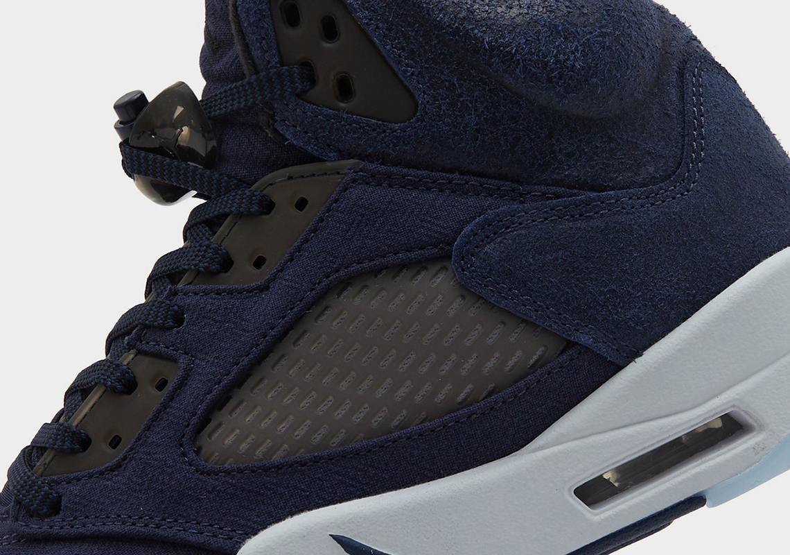 Air Jordan 5 Midnight Navy Black Football Grey Fd6812 400 1