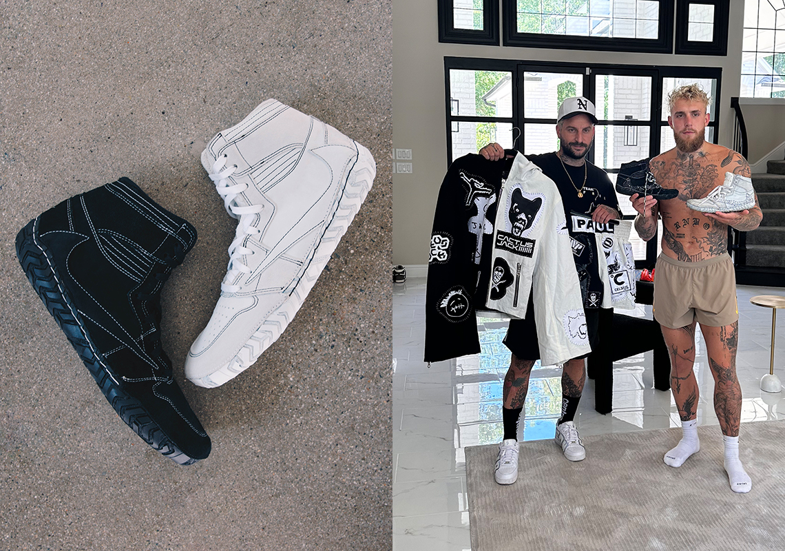Jake Paul's Custom $100,000 Outfit Made By The Surgeon Includes Travis Scott Inspired Air Jordan 1s