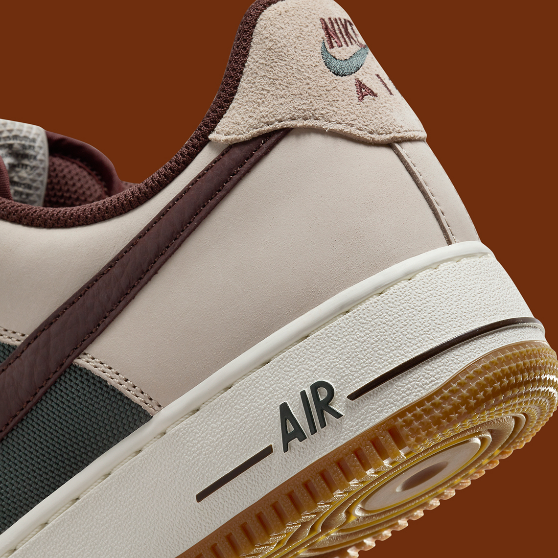 Nike Air Force 1 Low Cream Earth Vintage Green Sail Fq8823 236 3