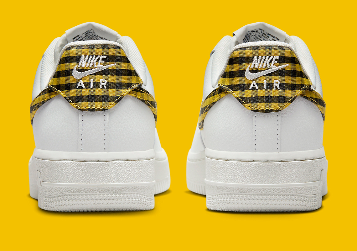 Nike Air Force 1 Low Gingham Yellow Black Dz2784 102 5