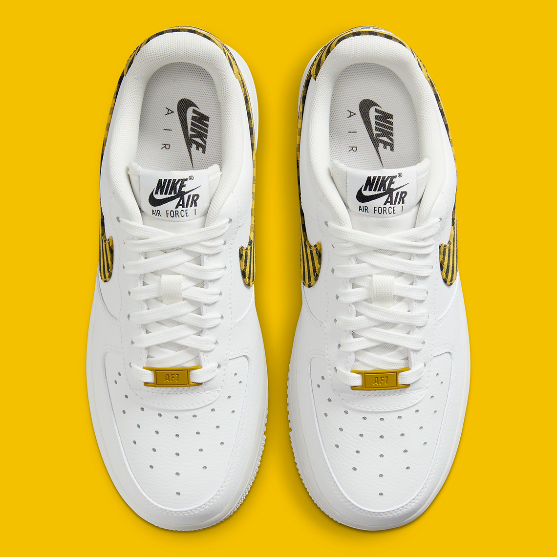 Nike Air Force 1 Low Gingham Yellow Black Dz2784 102 8
