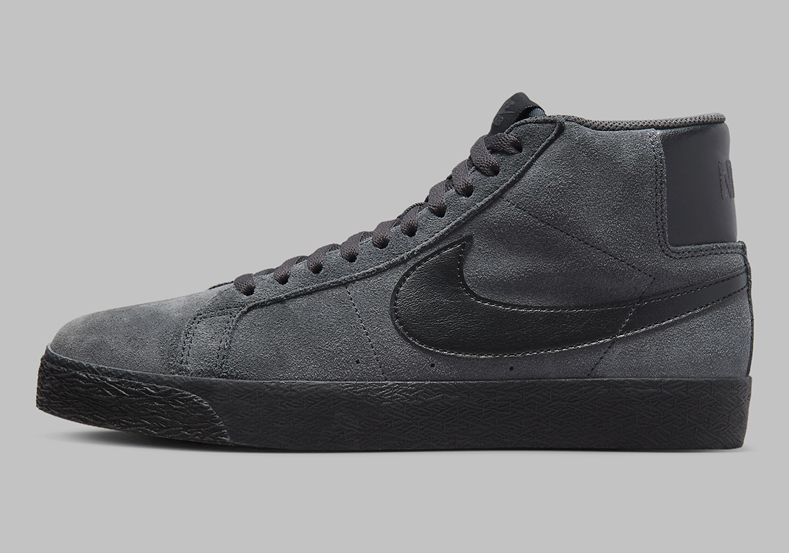 Nike Sb Blazer Mid Anthracite Black Fd0731 001 3