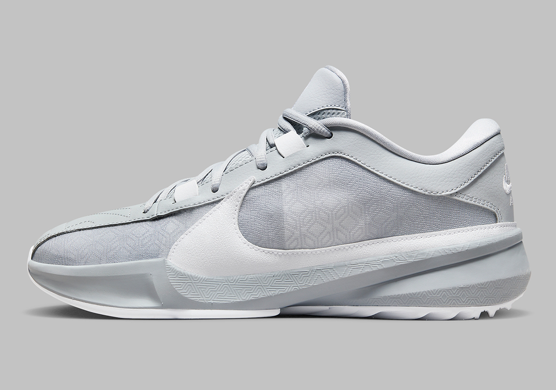 Nike Zoom Freak 5 Tb Wolf Grey White Dz2946 002 8