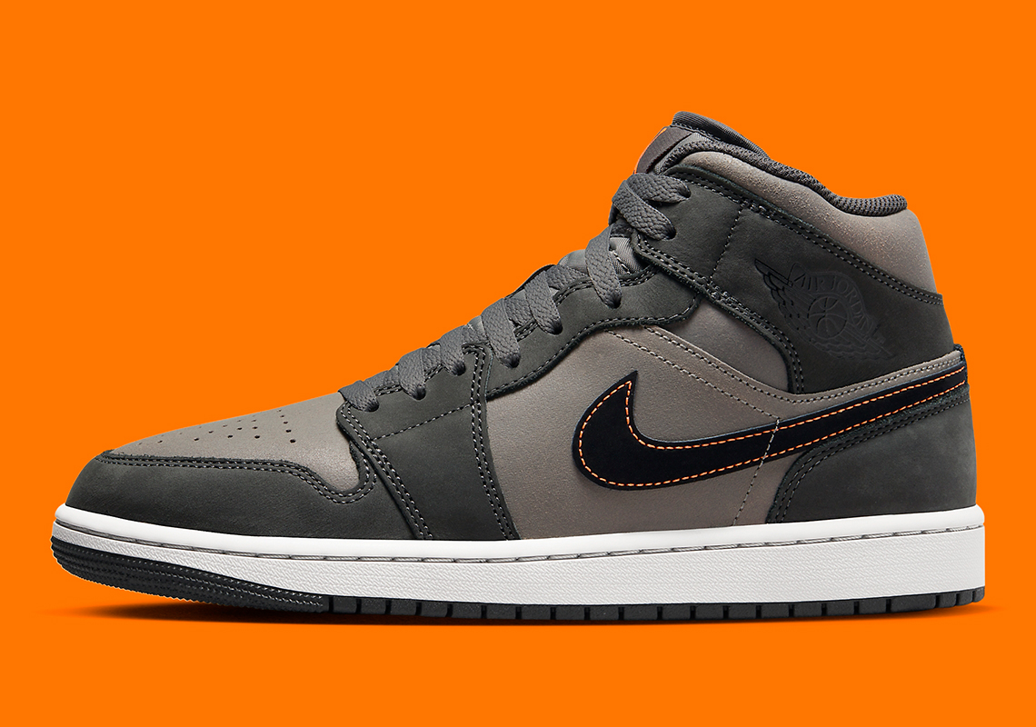 Air Jordan 1 Mid Grey Orange Fq8338 017 1