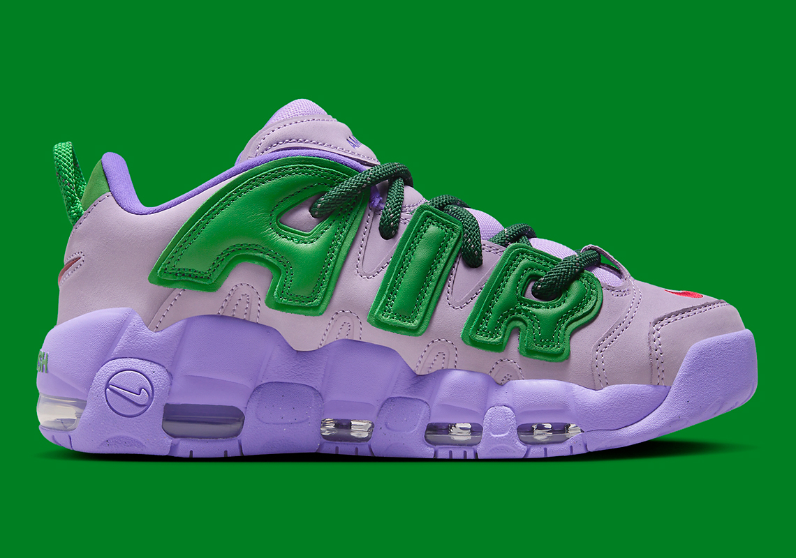 Ambush Nike Air More Uptempo Lilac University Red Team Green Apple Green Fb1299 500 Release Date 8