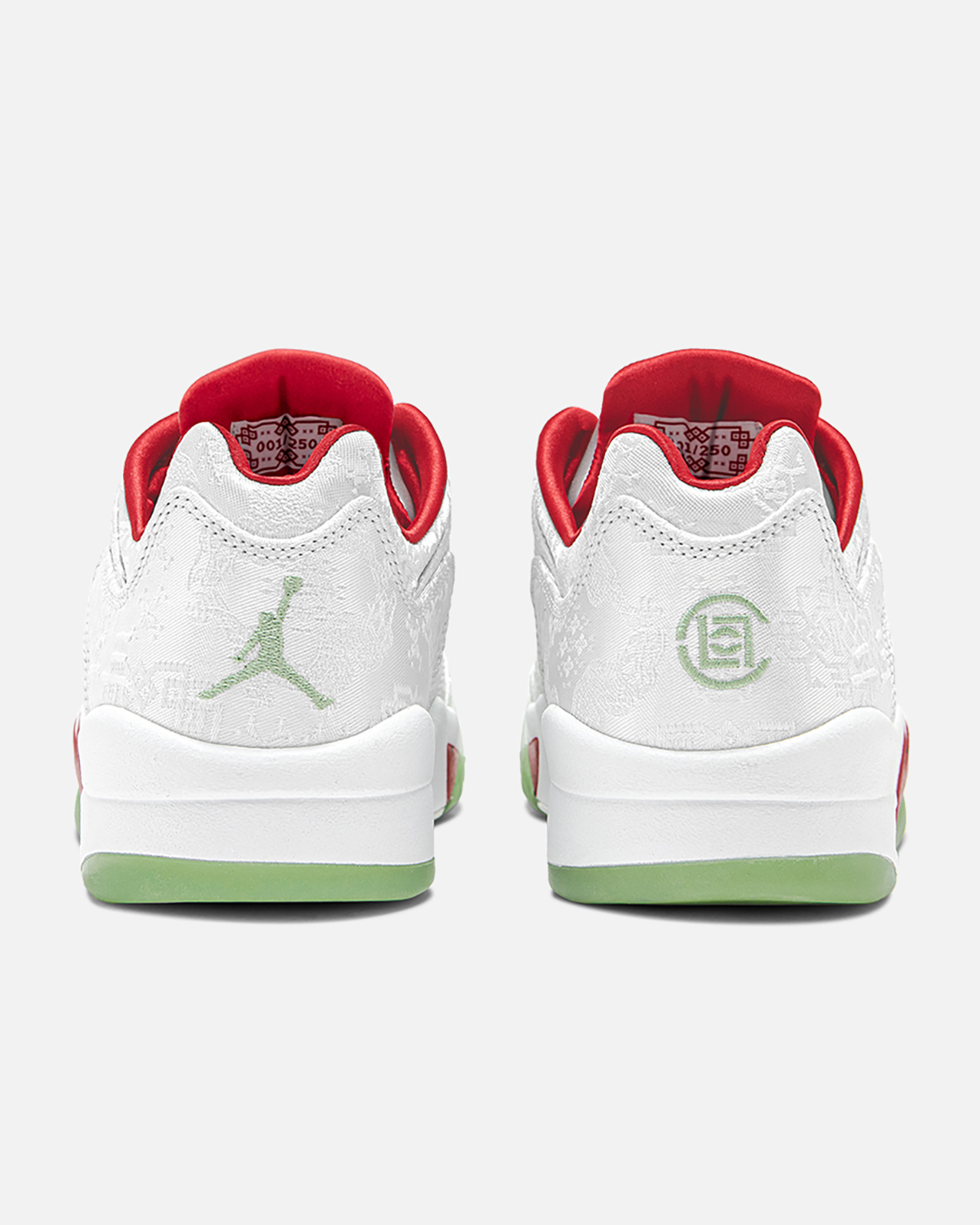 Clot Air Jordan 5 Low Jade White Silk 20th Anniversary Edition 6