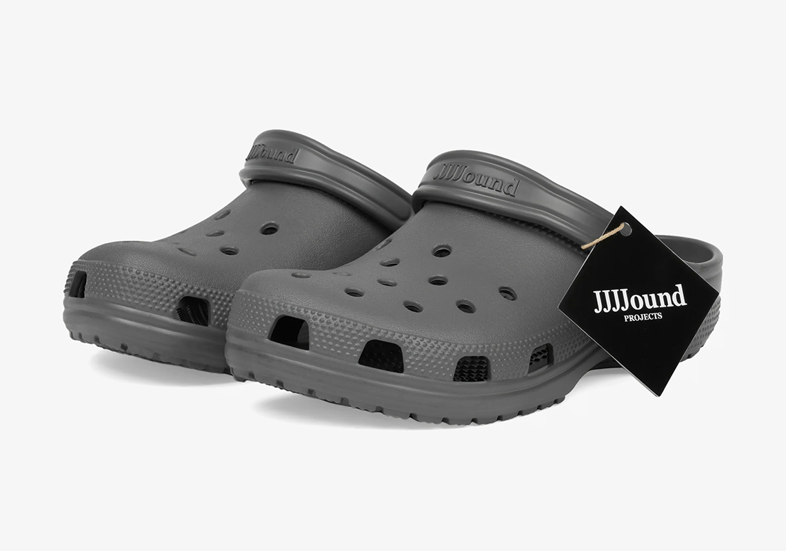 Jjjjound Crocs Charcoal Grey Release Date 5