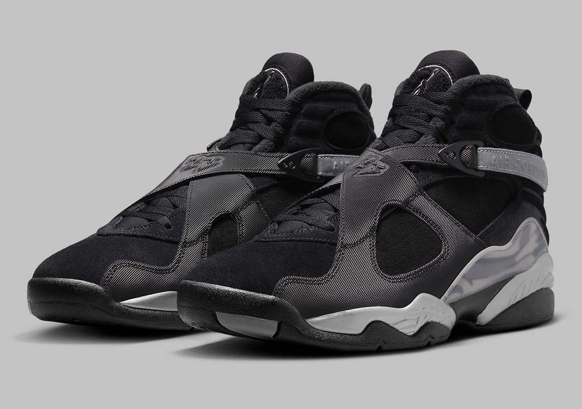 The Winterized Air Jordan 8 “Gunsmoke” Is Available Now