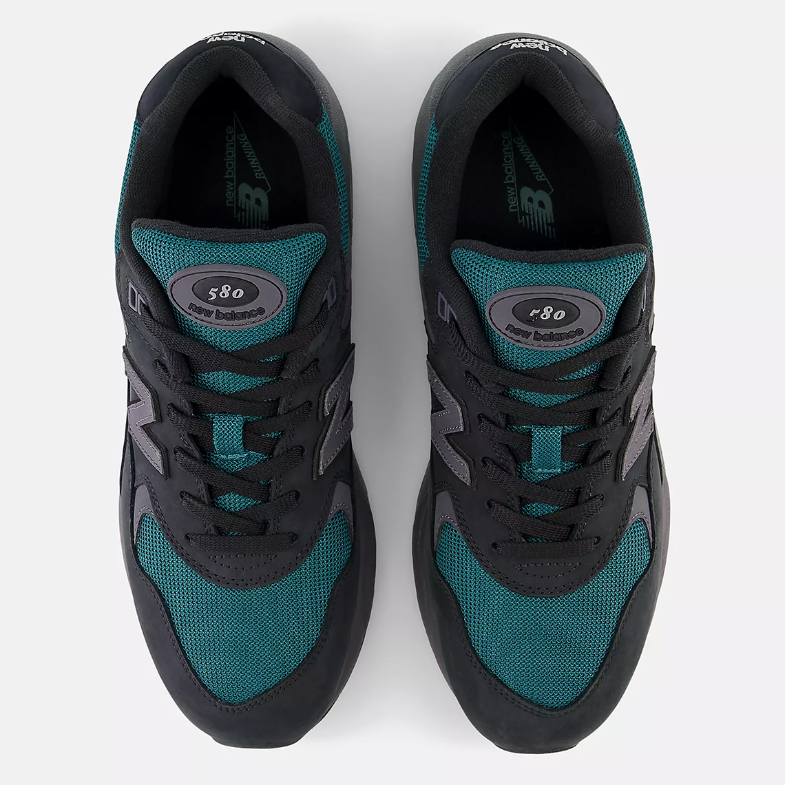 New Balance 580 Black Vintage Teal Magnet Mt580ve2 4