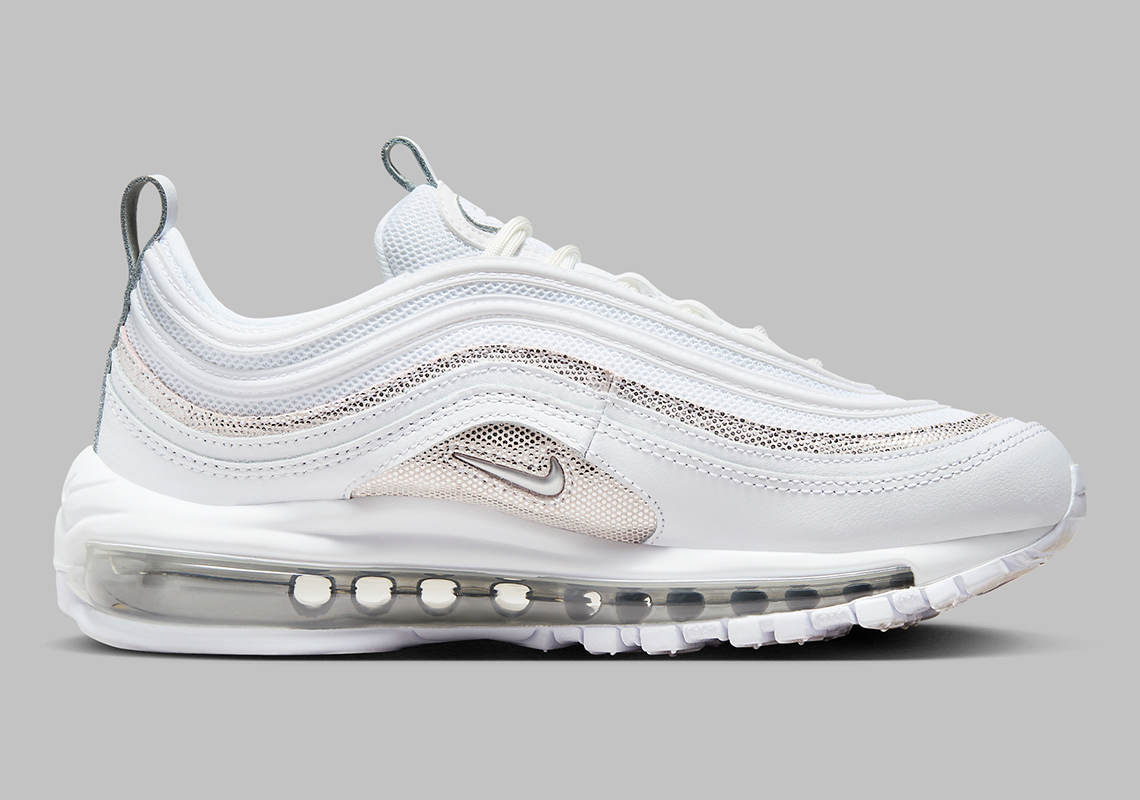 Nike Air Max 97 White Silver Mesh Fq8889 100 1