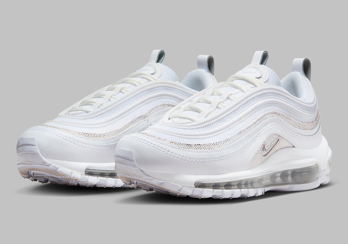 Nike Air Max 97 White Silver Mesh Fq8889 100 5