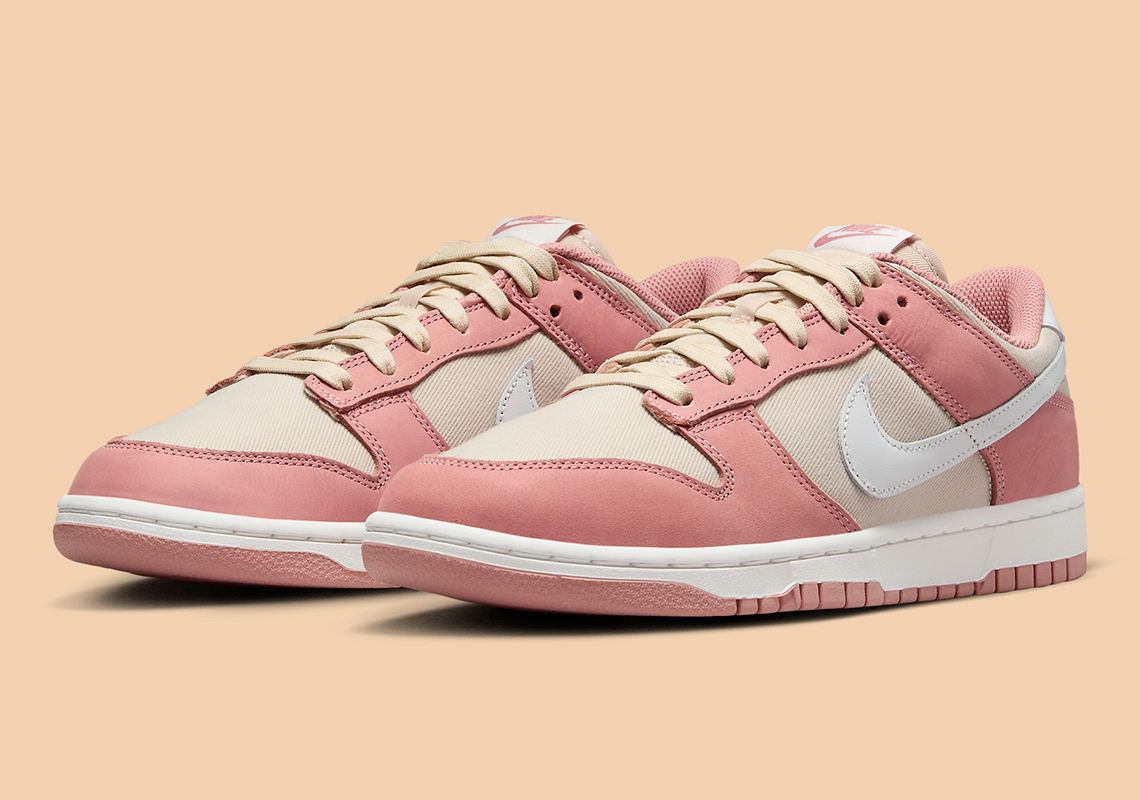 Nike Dunk Low Red Stardust Summit White Sanddrift Fb8895 601 5