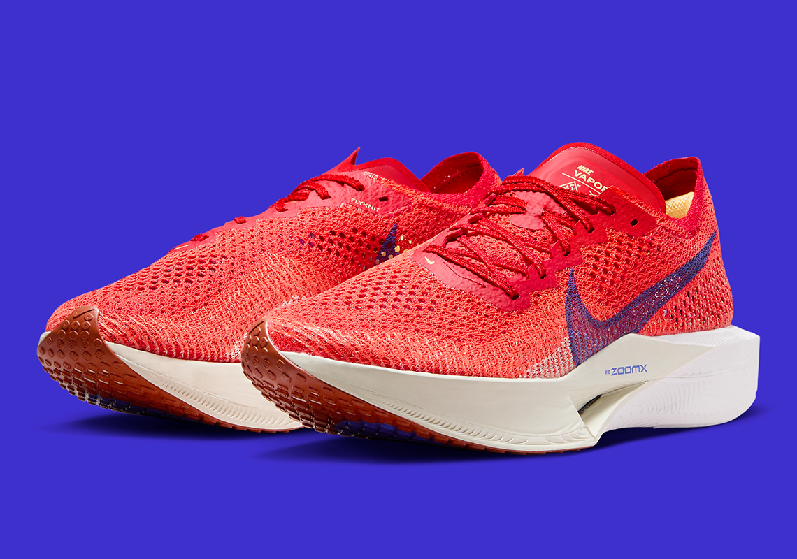 The Nike ZoomX VaporFly 3 Extends "Crimson" And "Royal Blue" Hues