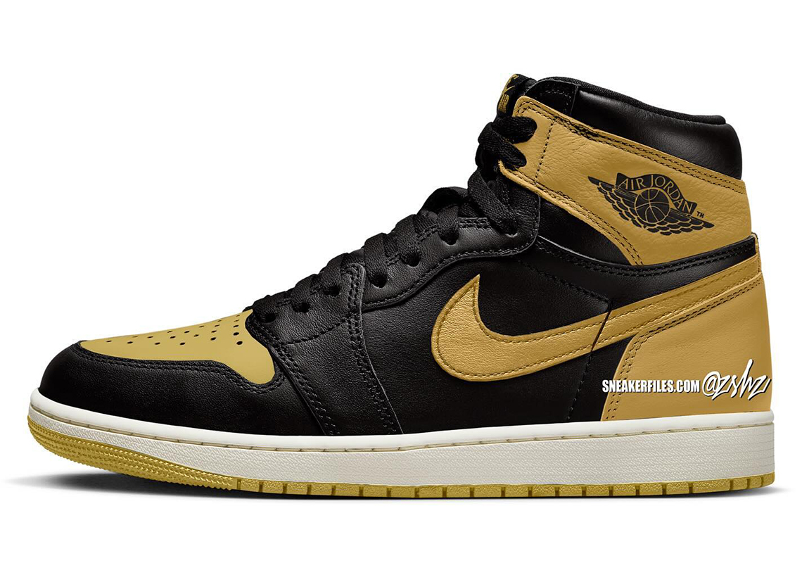 The Air Jordan 1 Goes "Metallic Gold" For Fall 2024