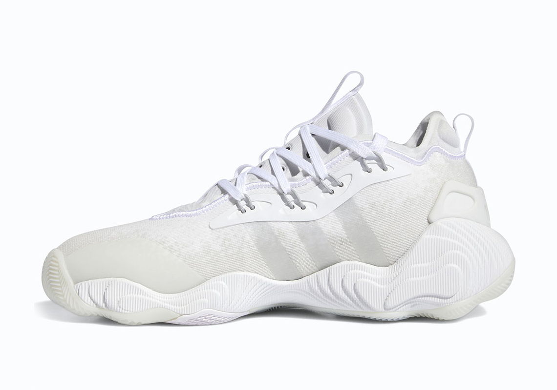 Adidas Trae Young 3 Cloud White Silver Metallic Crystal White If2102 5