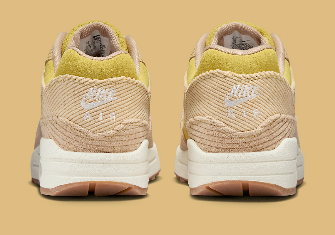 Nike Air Max 1 Se Buff Gold Hemp Sesame Gum Medium Brown Fb8451 700 2