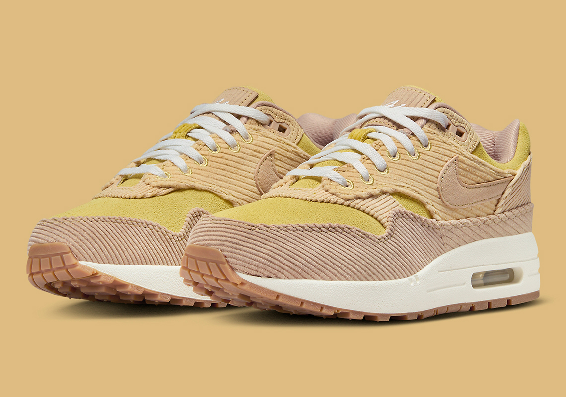 Nike Air Max 1 Se Buff Gold Hemp Sesame Gum Medium Brown Fb8451 700 4