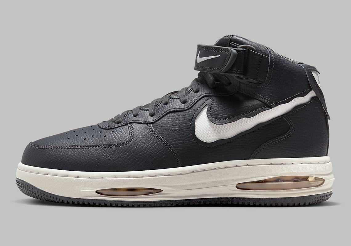 Nike's Air Max Force 1 Mid Appears In "Black/White"