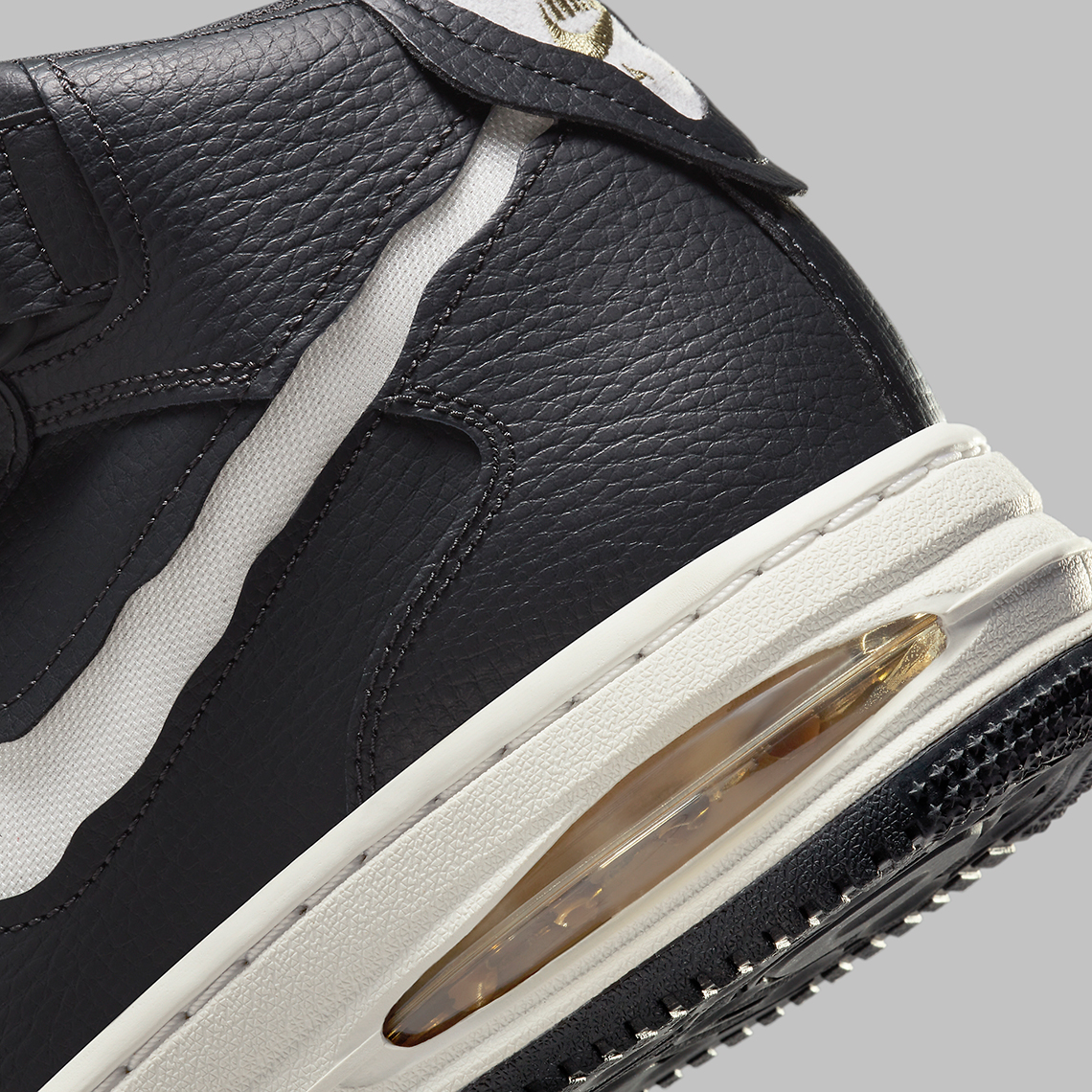 Nike Air Max Force 1 Mid Black White Fb1374 001 9
