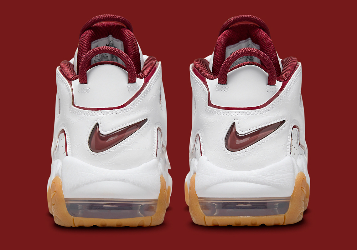 Nike Air More Uptempo Gs White Team Red Gum Fj2846 100 8