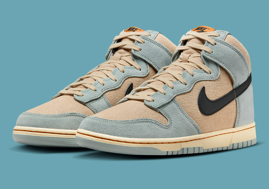 Hemp Materials Construct The Latest Basketball-Oriented Nike Dunk High