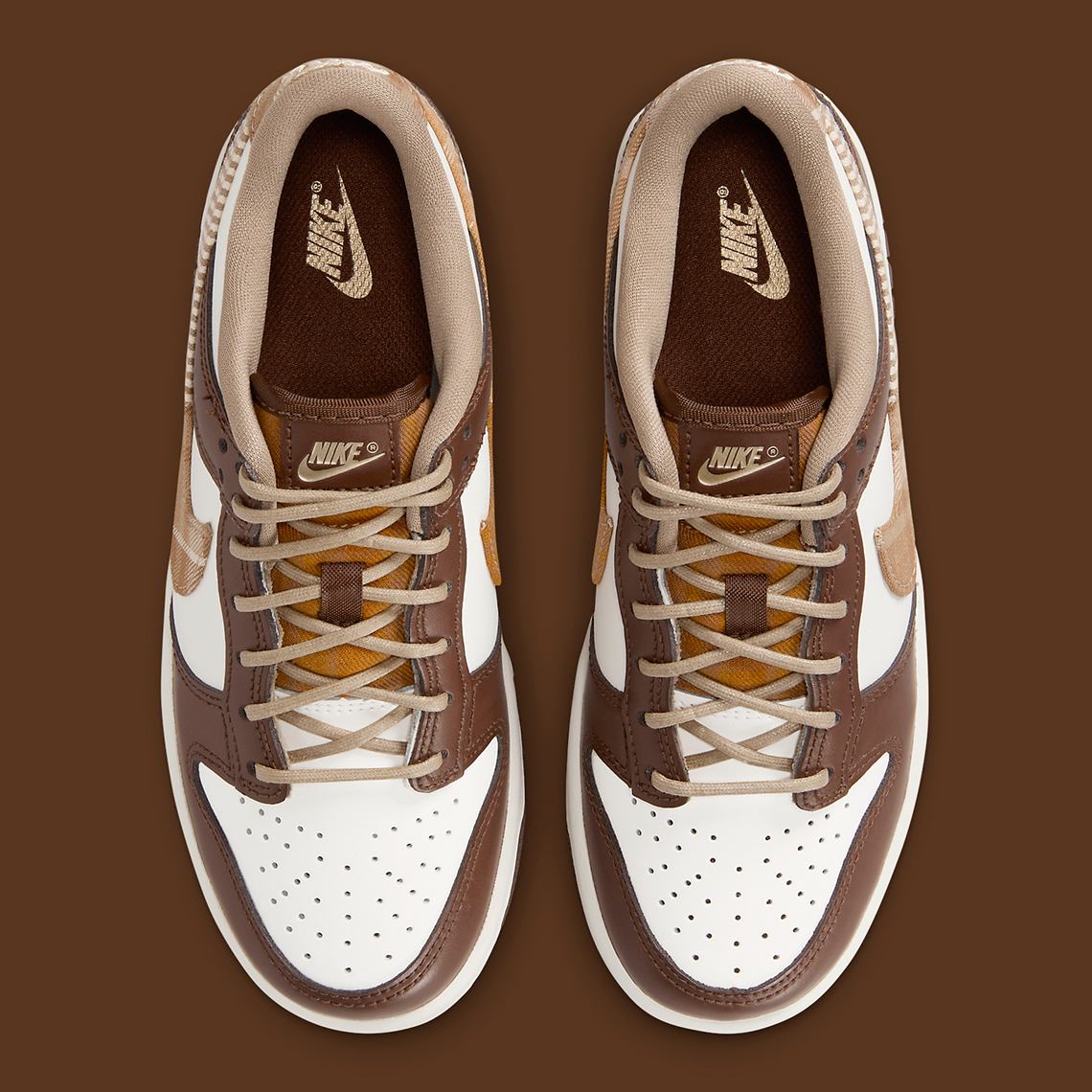 Nike Dunk Low Gs Brown Plaid Fv3653 191 8