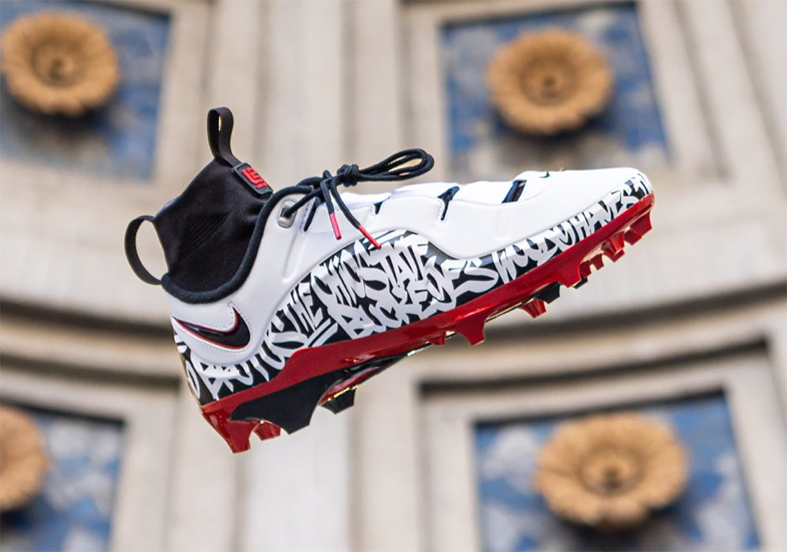 LeBron James Gifts The Ohio State Football Program With Nike LeBron 4 "Graffiti" PE Cleats