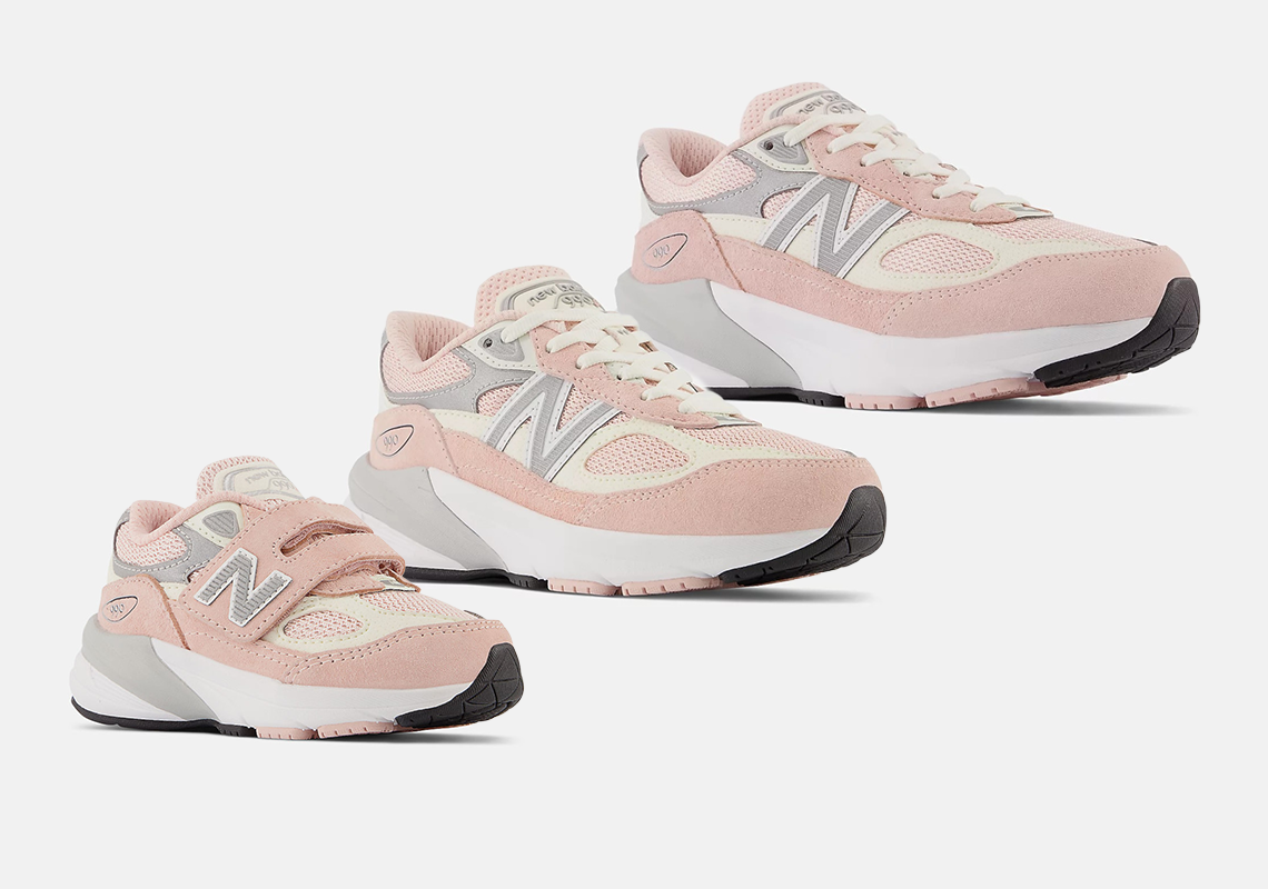 "Pink Haze" Blooms Across The Kids' New Balance 990v6