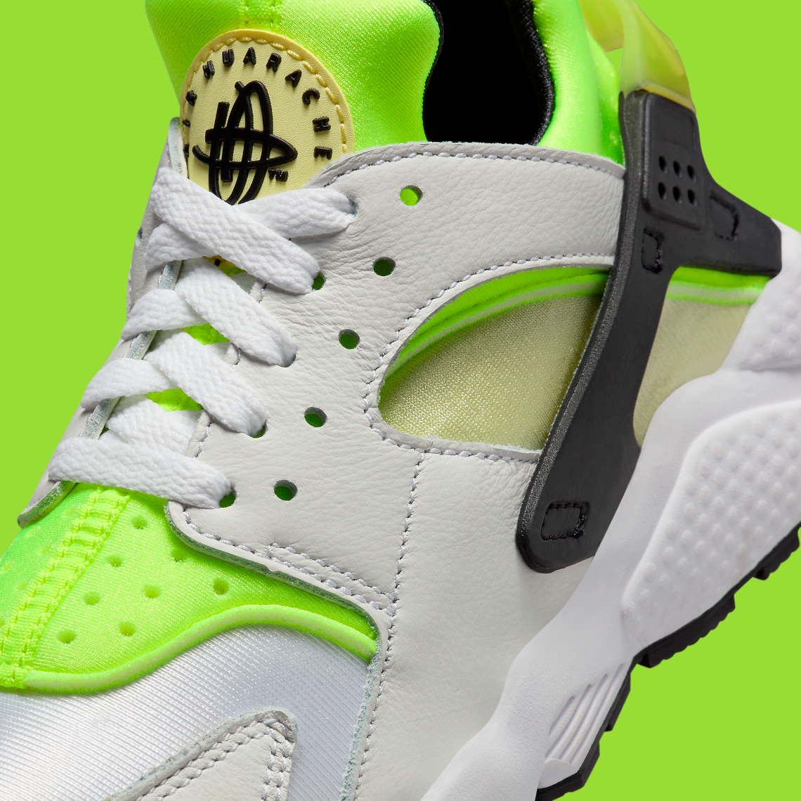 Nike Air Huarache White Volt Black Dh4439 113 5