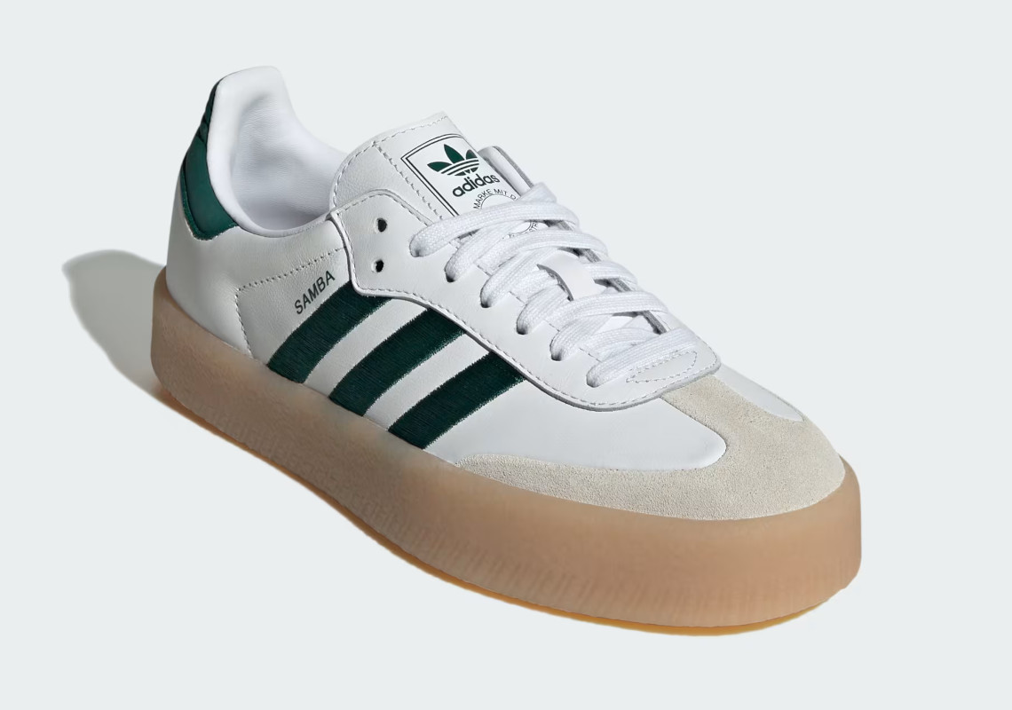 Adidas Sambae White Green Id0440 4