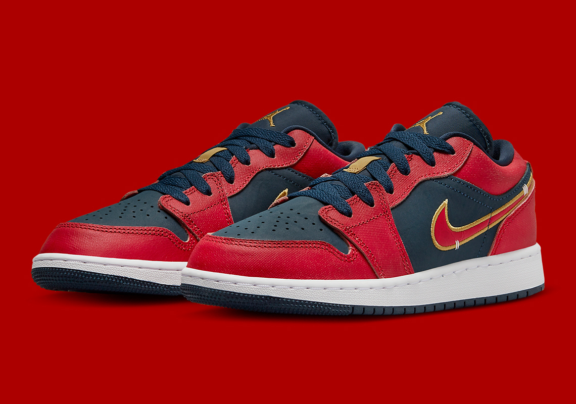 This Air Jordan 1 Low Channels Olympic Gold Dreams