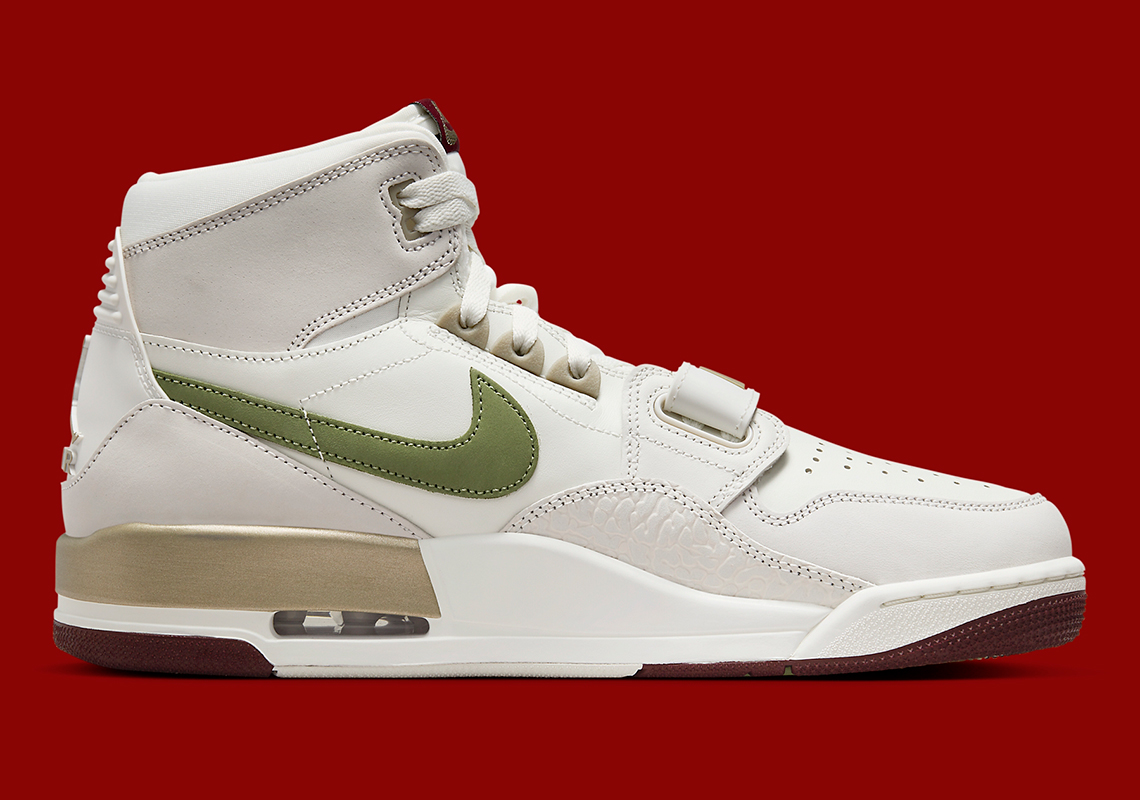 Jordan Legacy 312 Light Khaki Medium Olive Team Red Hf0745 131 4