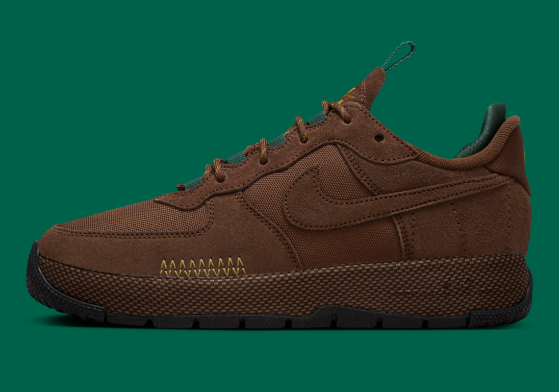 Nike Air Force 1 Wild Brown Teal Fb2348 200 8