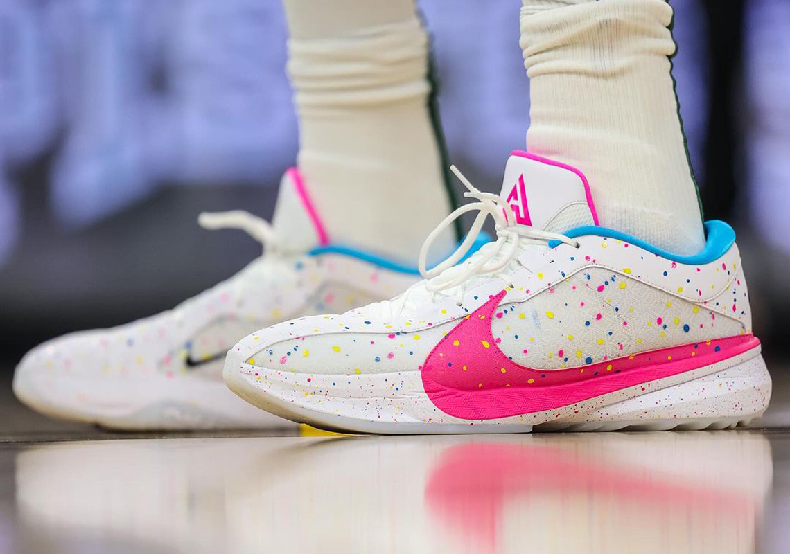 Giannis Antetokounmpo's New Nike PEs Bring The Fun Amidst A Loss