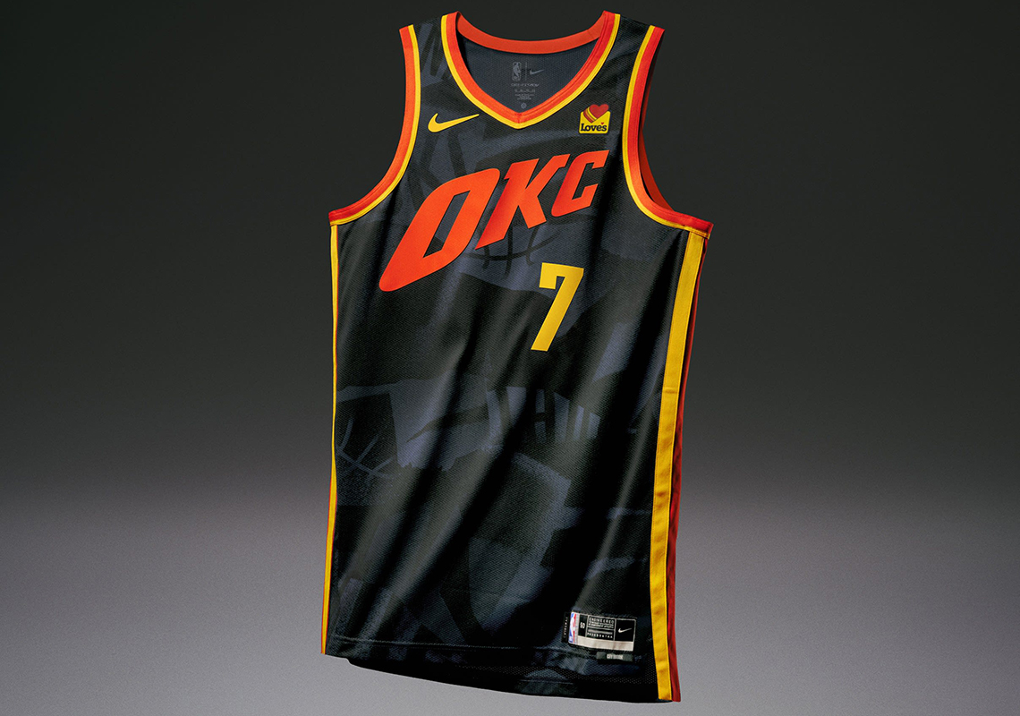 Okc Thunder Nike Nba City Edition Jerseys 2023 2024