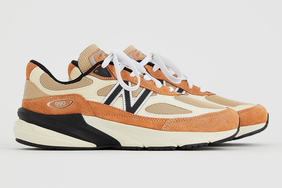 New Balance's 990v6 Gets A "Sepia/Orange" Makeover