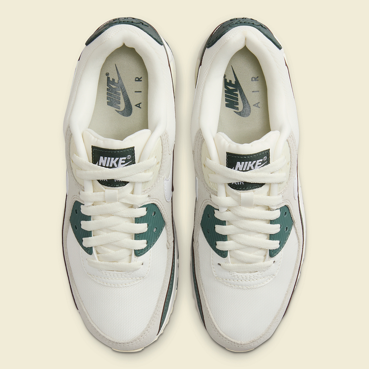 Nike Air Max 90 Womens Sail Vintage Green Coconut Milk White Fz5163 133 9