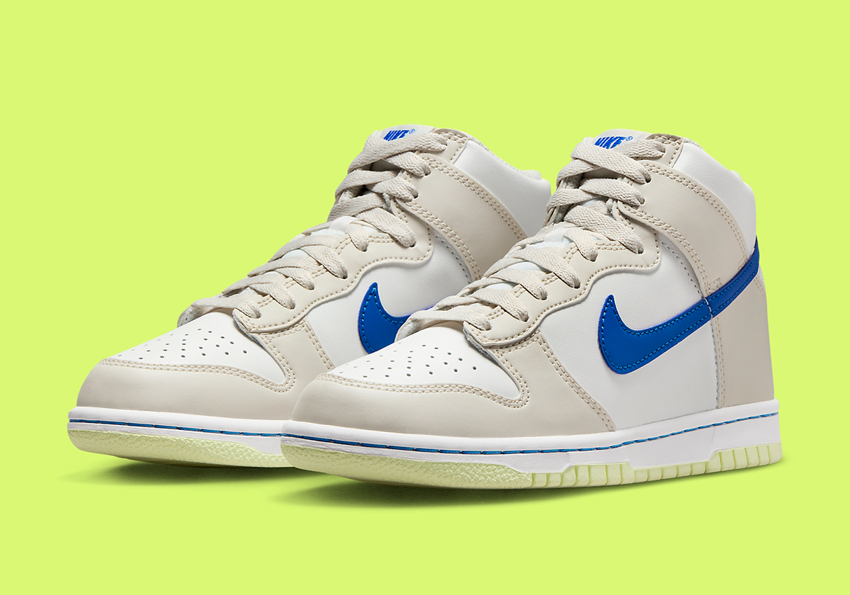 Nike Dunk High Gs Light Bone White Royal Db2179 113 6