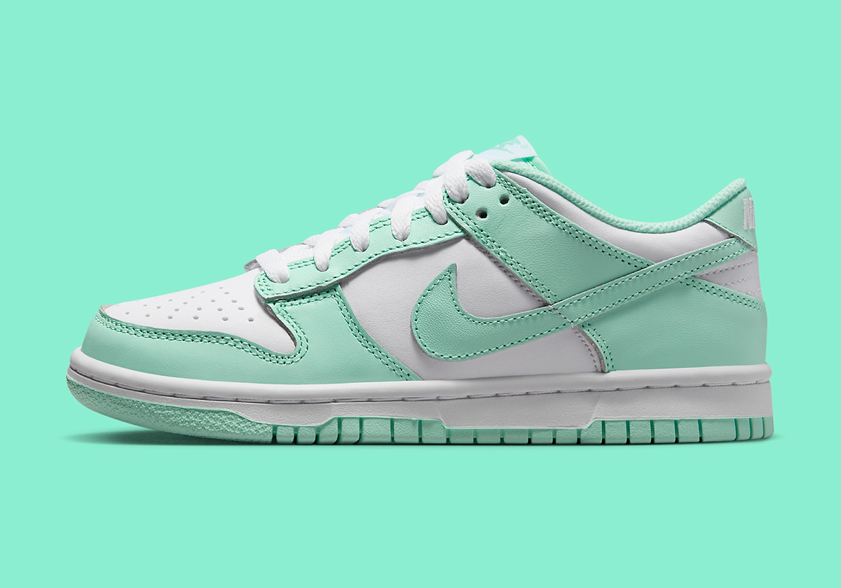 Nike Dunk Low Gs Light Green Fz3534 100 2
