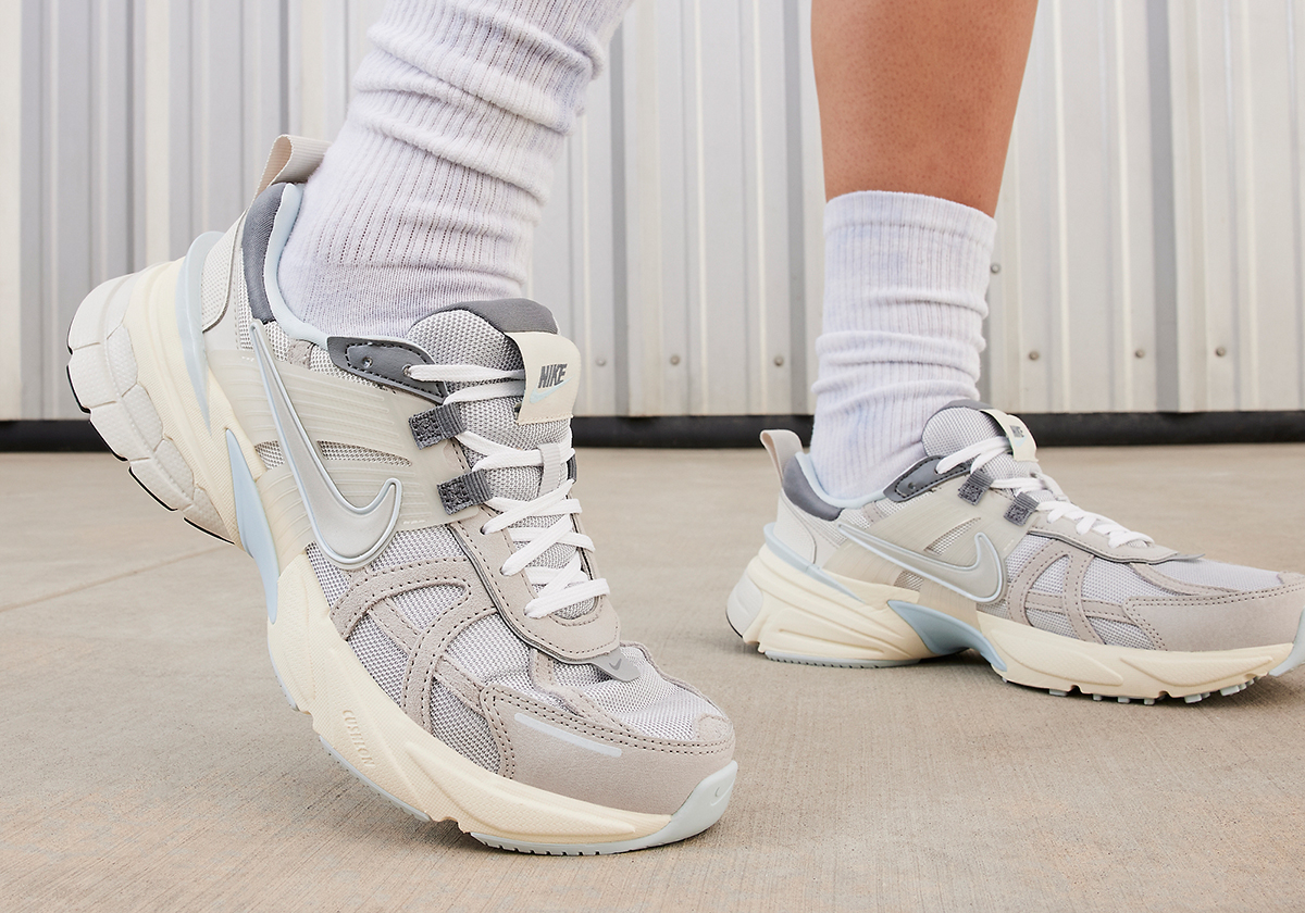 Sky Blues And "Light Bone" Prepare The Nike V2K Run For Spring