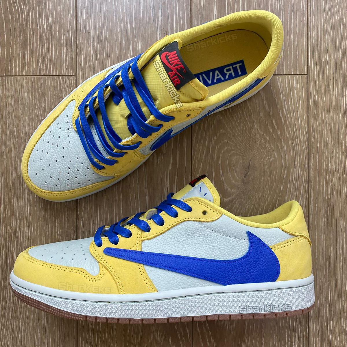 Travis Scott Jordan 1 Low Canary 5