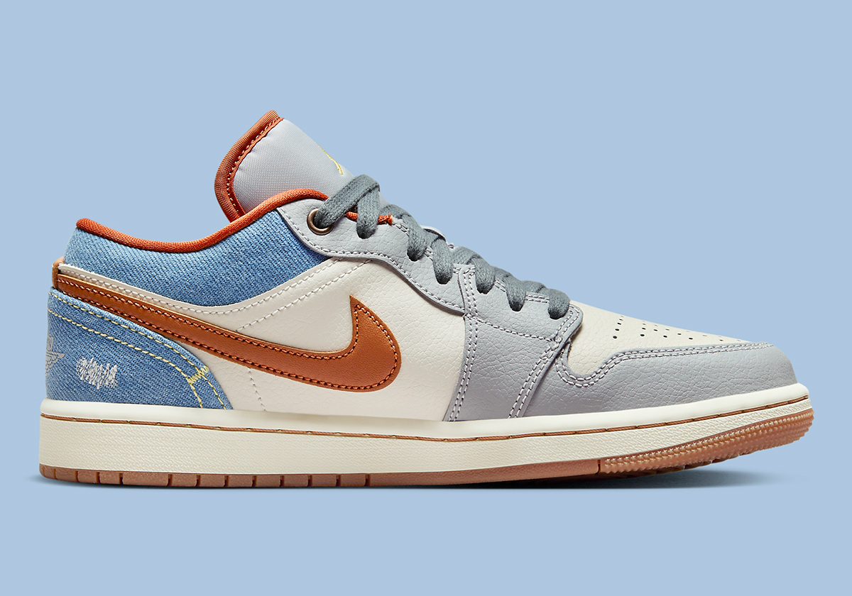 Air Jordan 1 Low Denim Phantom Multi Color 8