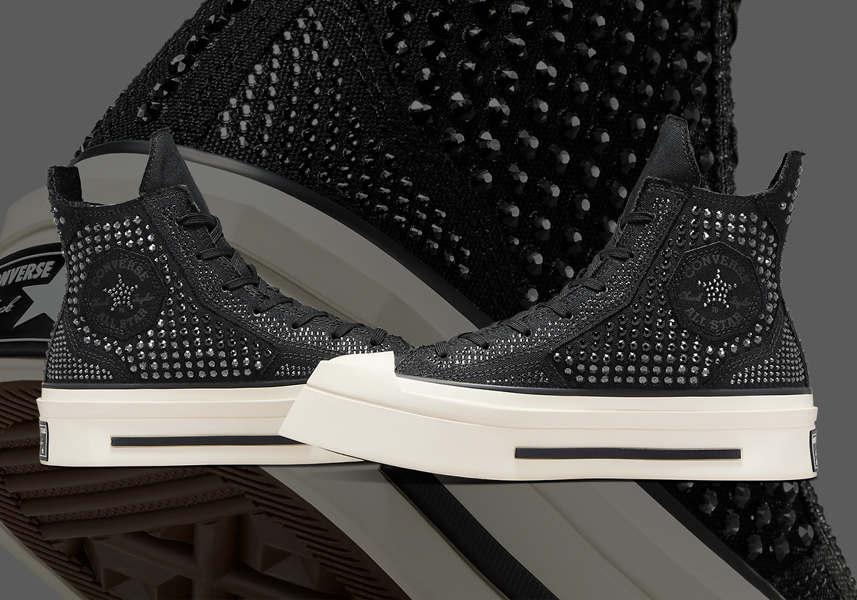 Over 1,000 Swarovski Crystals Transform The All-New Converse Chuck 70 De Luxe Squared