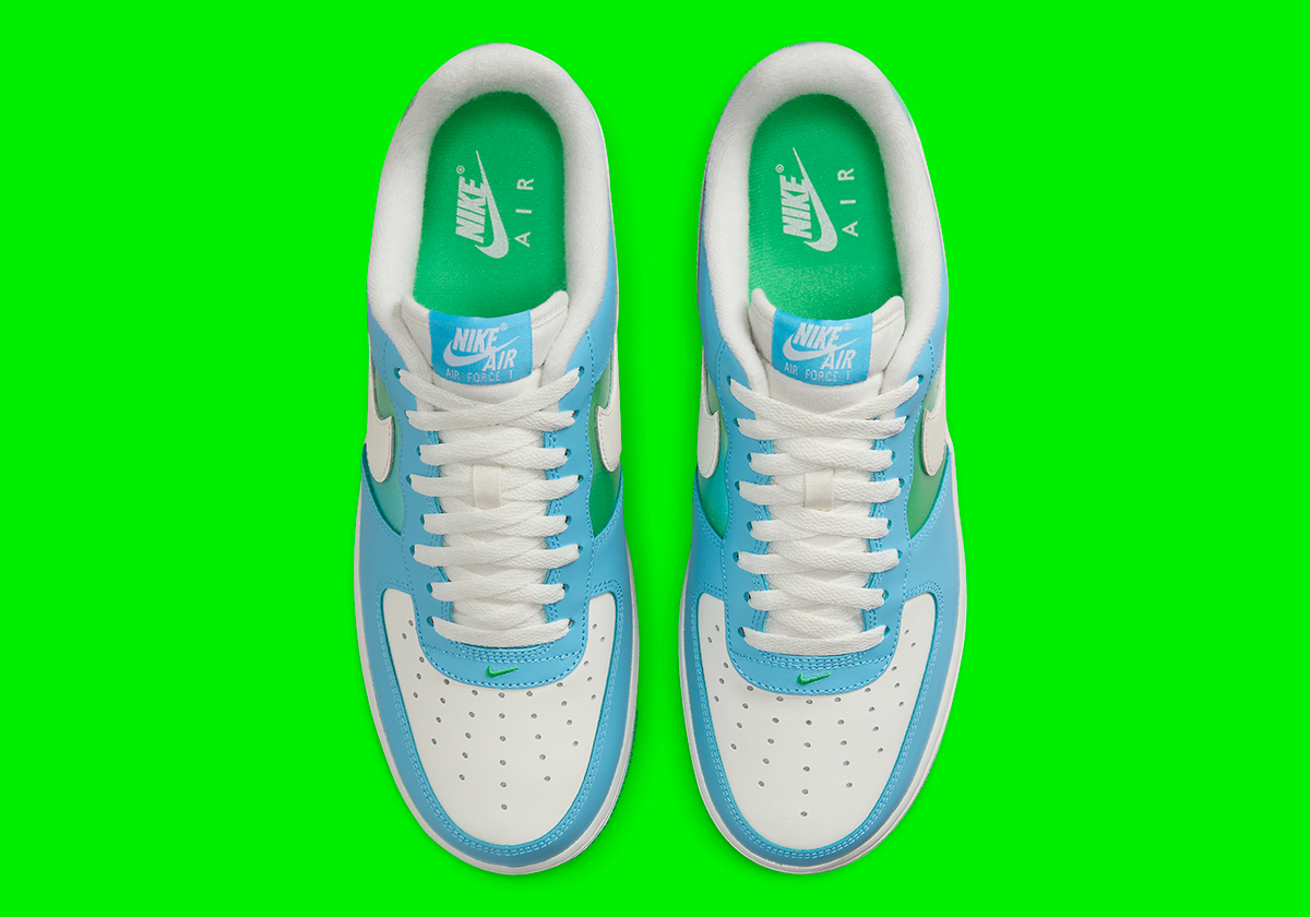 Nike Air Force 1 Low Stadium Green Aqua Blue Fz4032 407 5