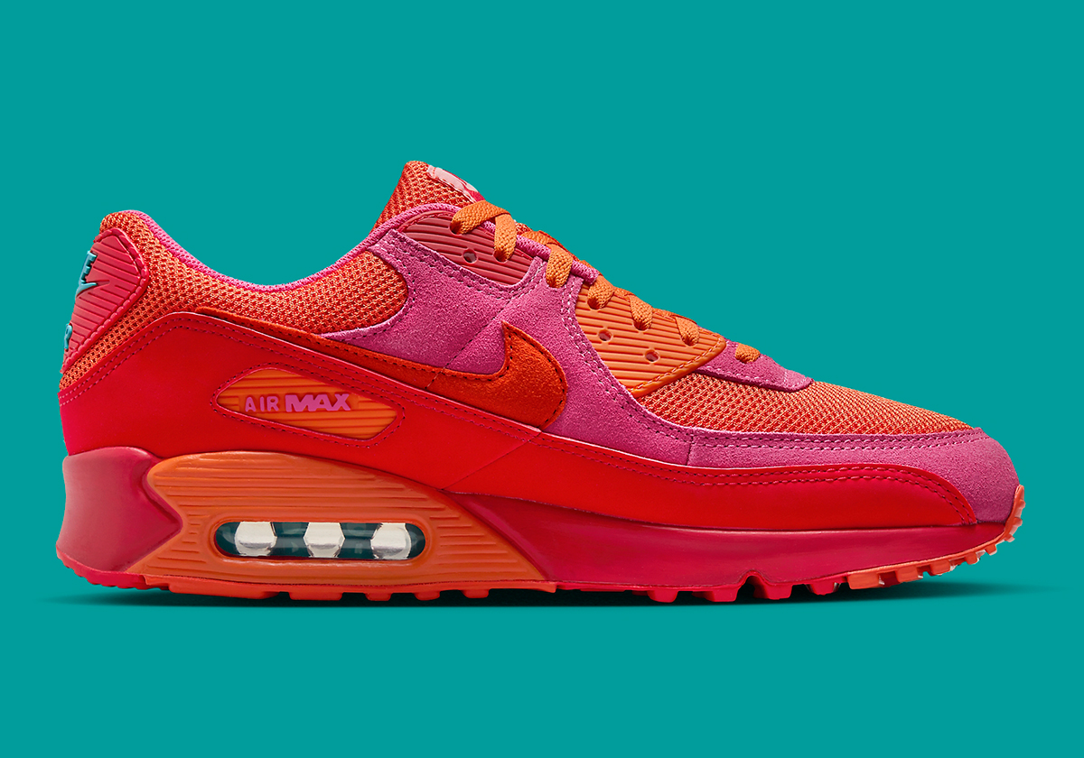 Nike Air Max 90 Alchemy Pink Orange Dusty Cactus Fj3868 600 6