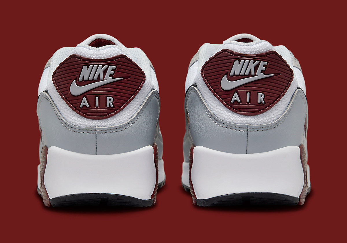 Nike Air Max 90 Dark Team Red Pure Platinum Fn6958 101 3