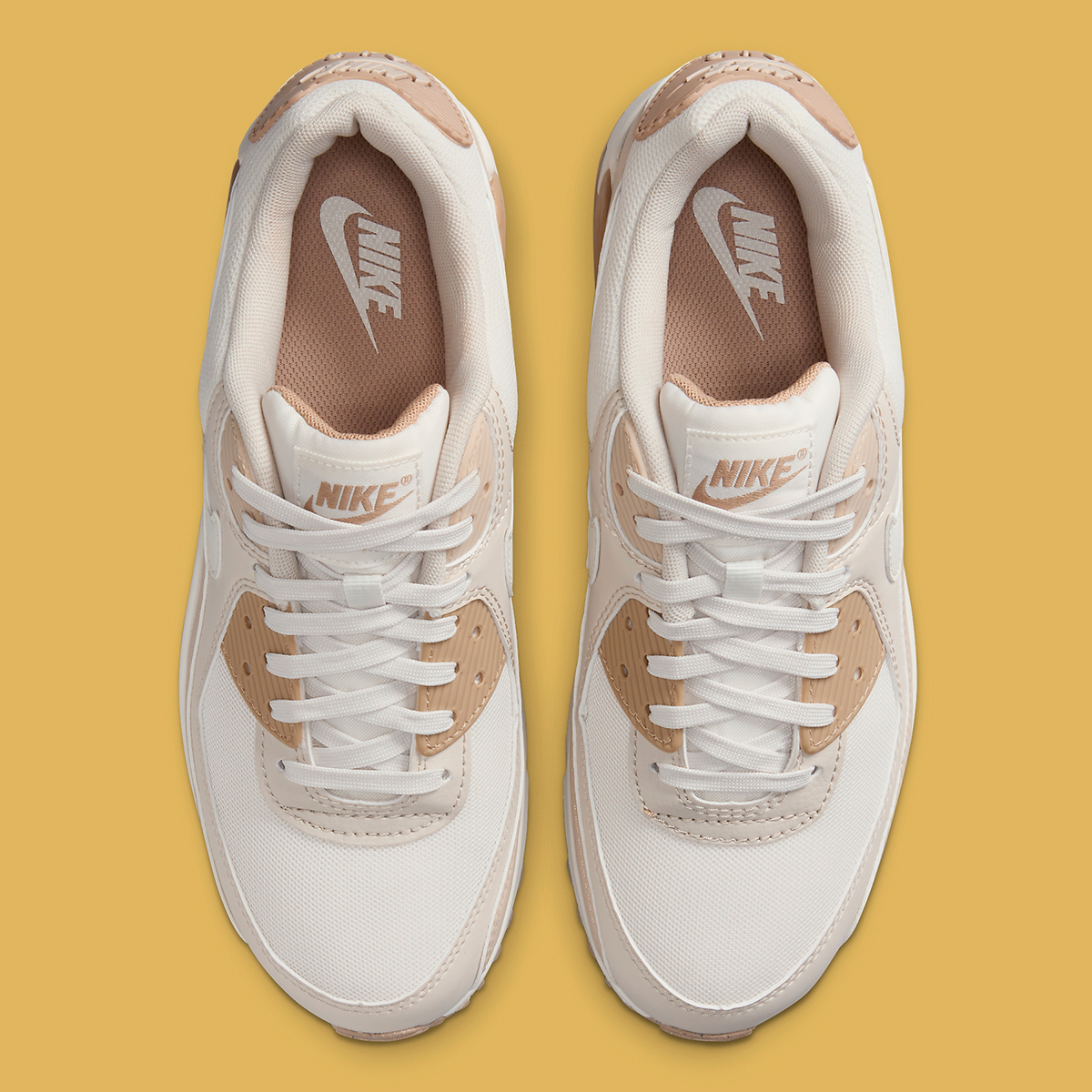 Nike Air Max 90 Womens Tan Coconut Milk Dh8010 004 3