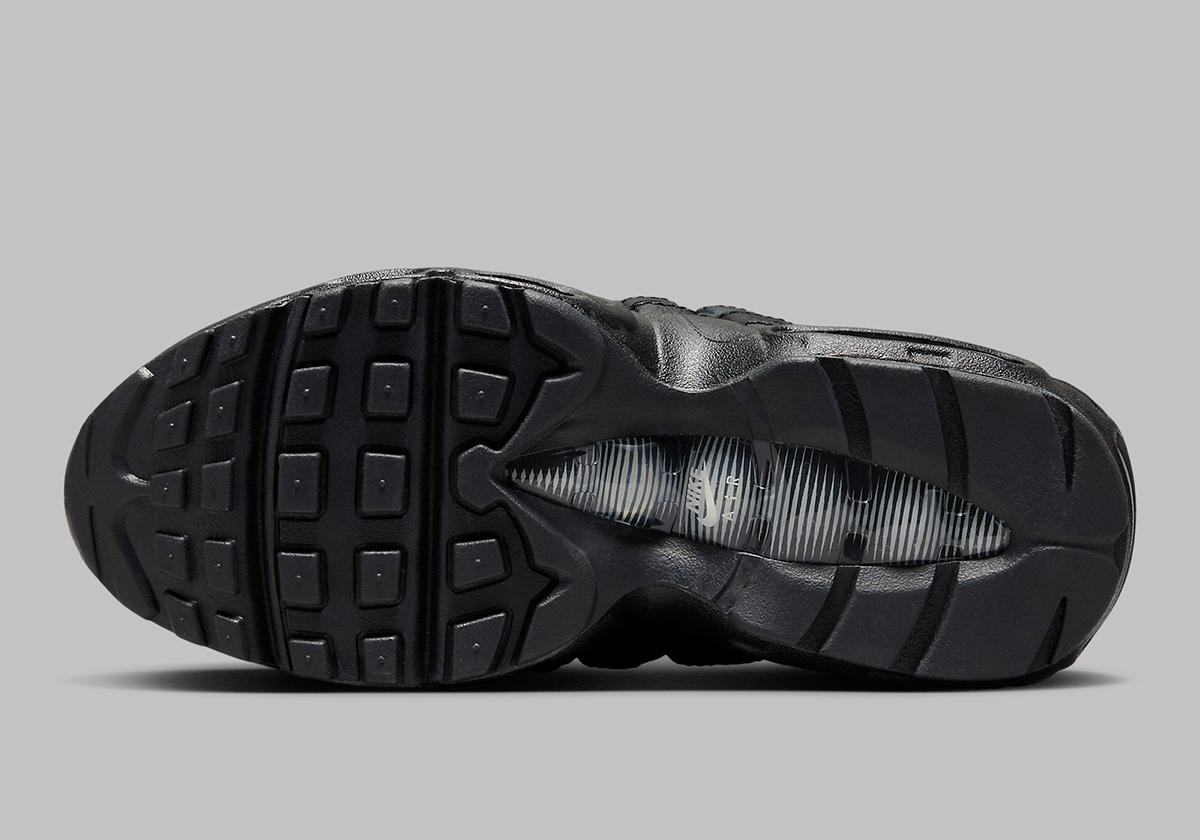 Nike Air Max 95 Gs Black Silver 3